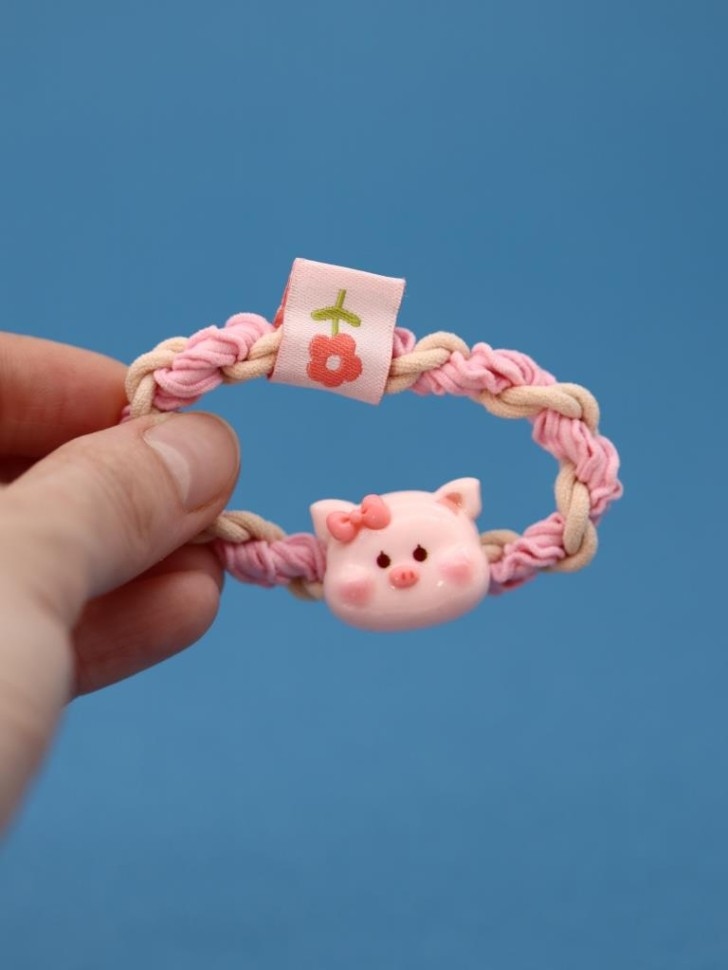 Резинка для волос "candy pig"