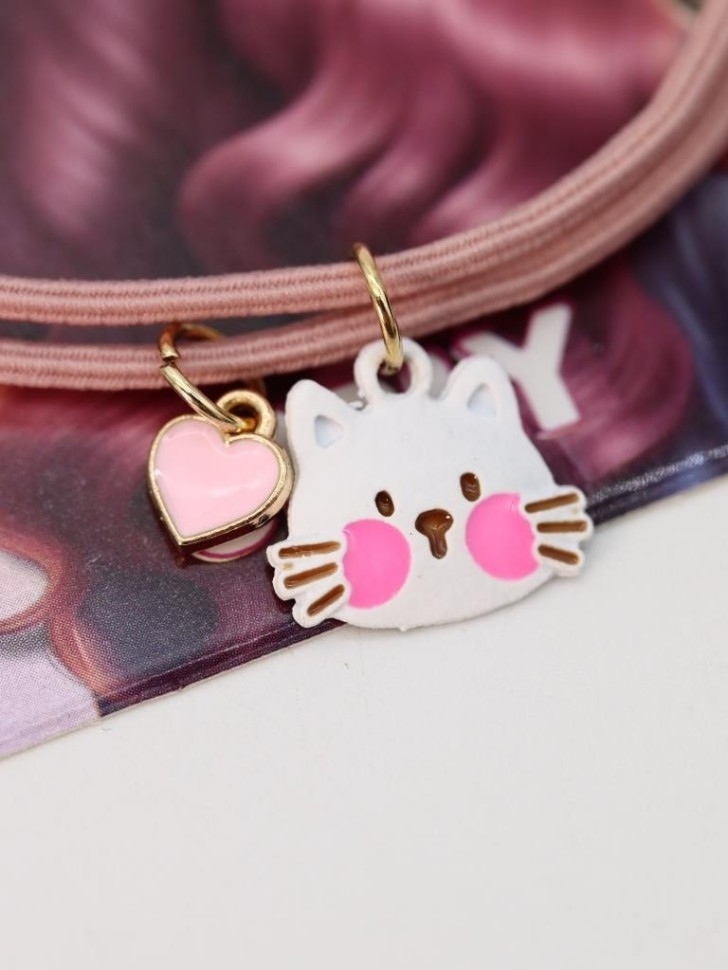 Резинка для волос "cat heart"