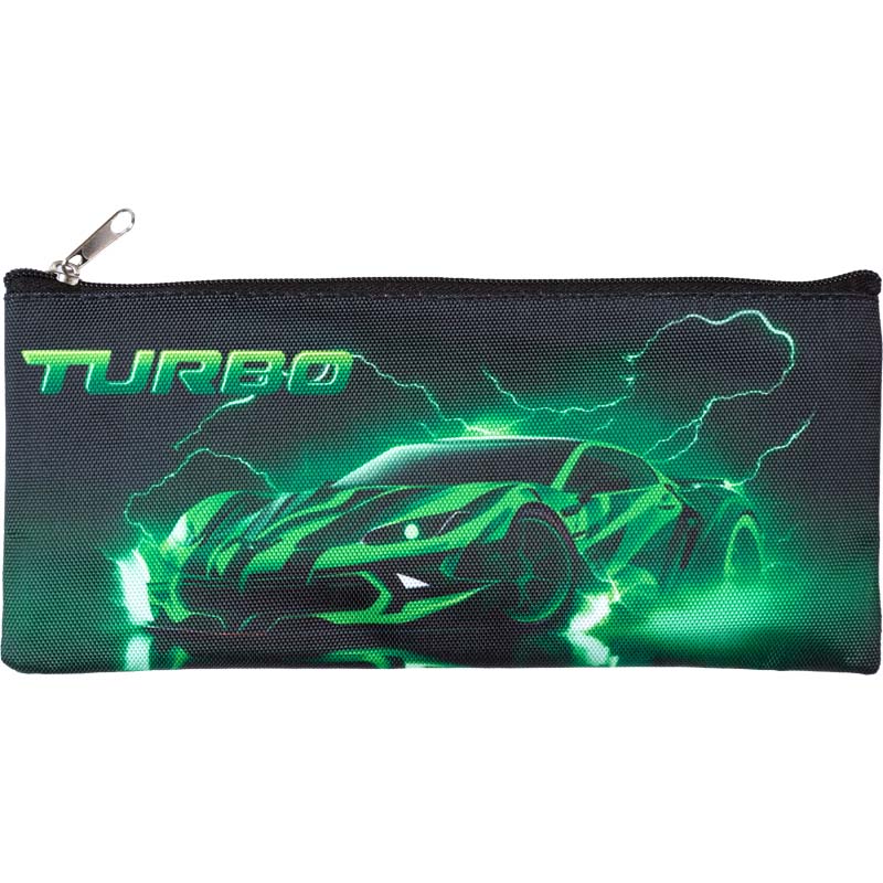 Пенал-косметичка на молнии attomex "turbo" 215х90х10мм ткань