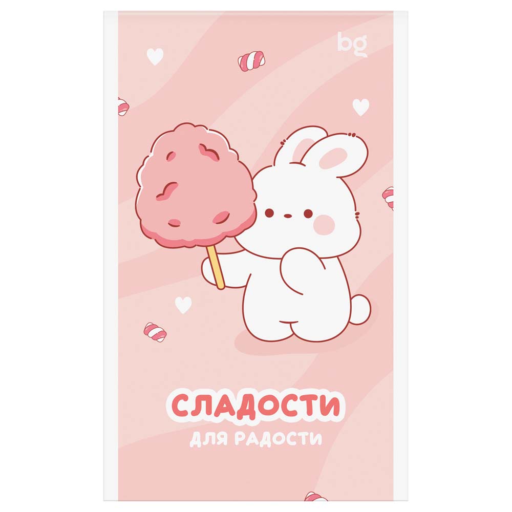 Блокнот а6 скрепка 32л. кл. "сладкие булочки" (bg) асс-т