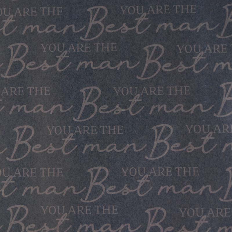 Бумага упаковочная крафт 100х70см "the best man"