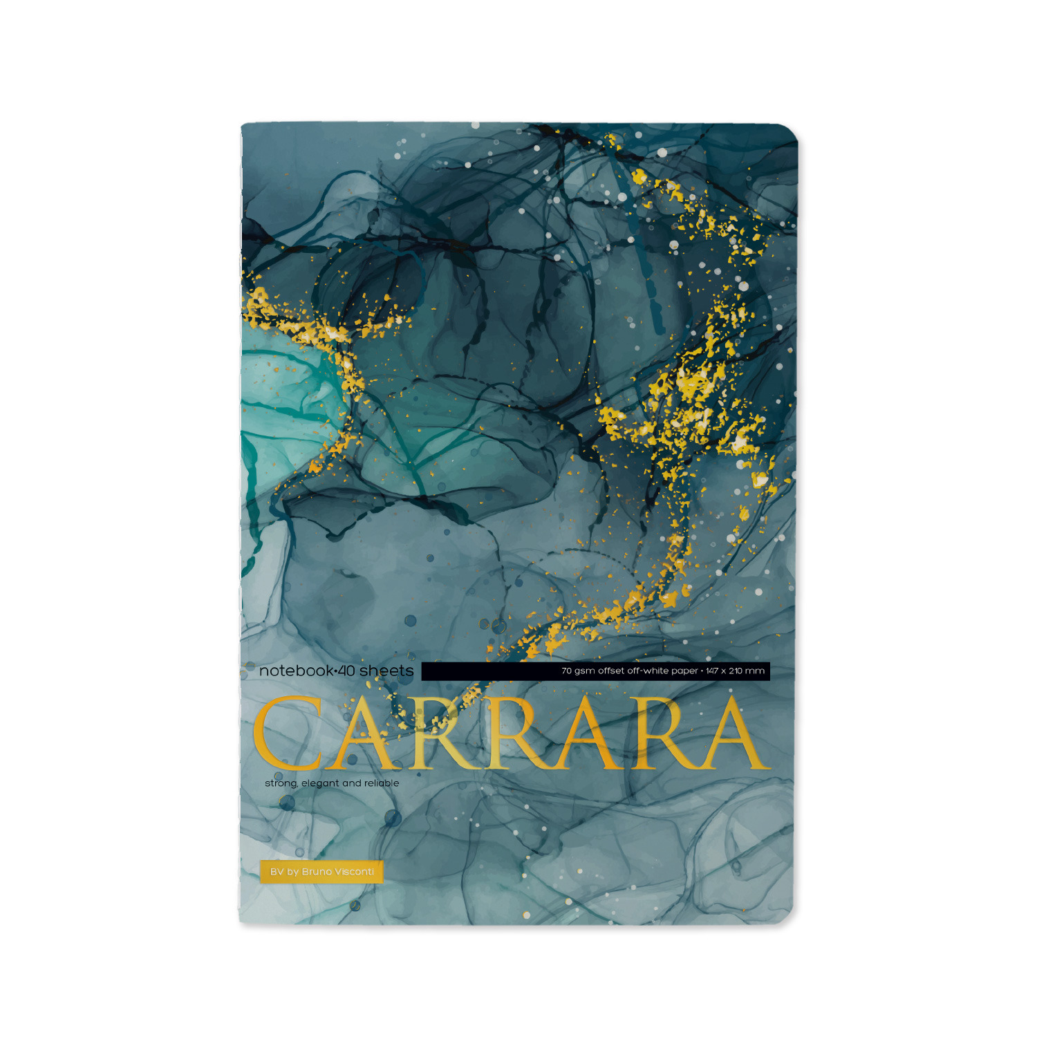 тетрадь 40л. лин. "carrara. bright" (bruno visconti) т/б,софт тач,фольга,цветной форзац Тетрадь 40л. лин. "carrara. bright" (bruno visconti) т/б,софт тач,фольга,цветной форзац