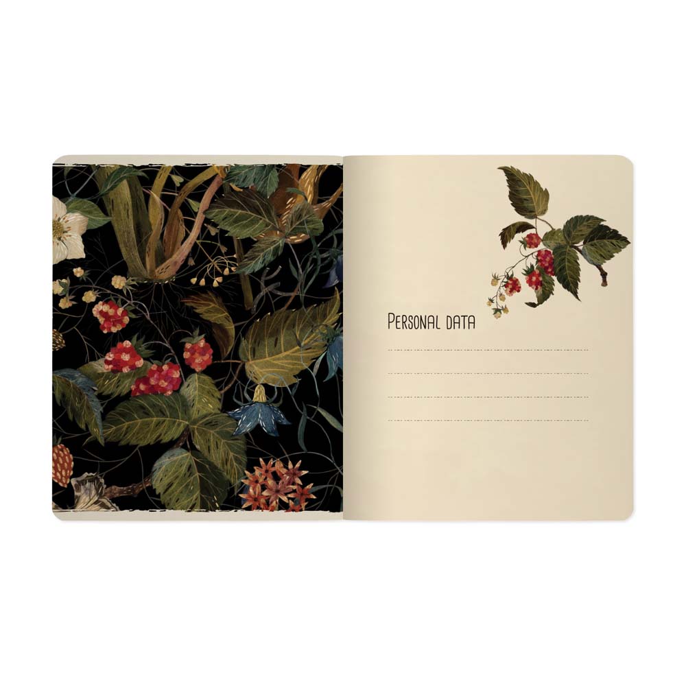 Тетрадь 48л. кл. "flora" (bruno visconti) б/б,софт тач,фольга,дв.обл.,асс-т