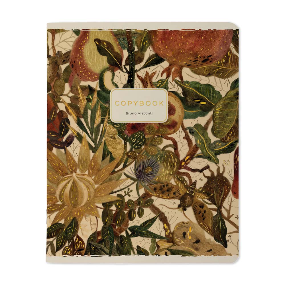 Тетрадь 48л. кл. "flora" (bruno visconti) б/б,софт тач,фольга,дв.обл.,асс-т