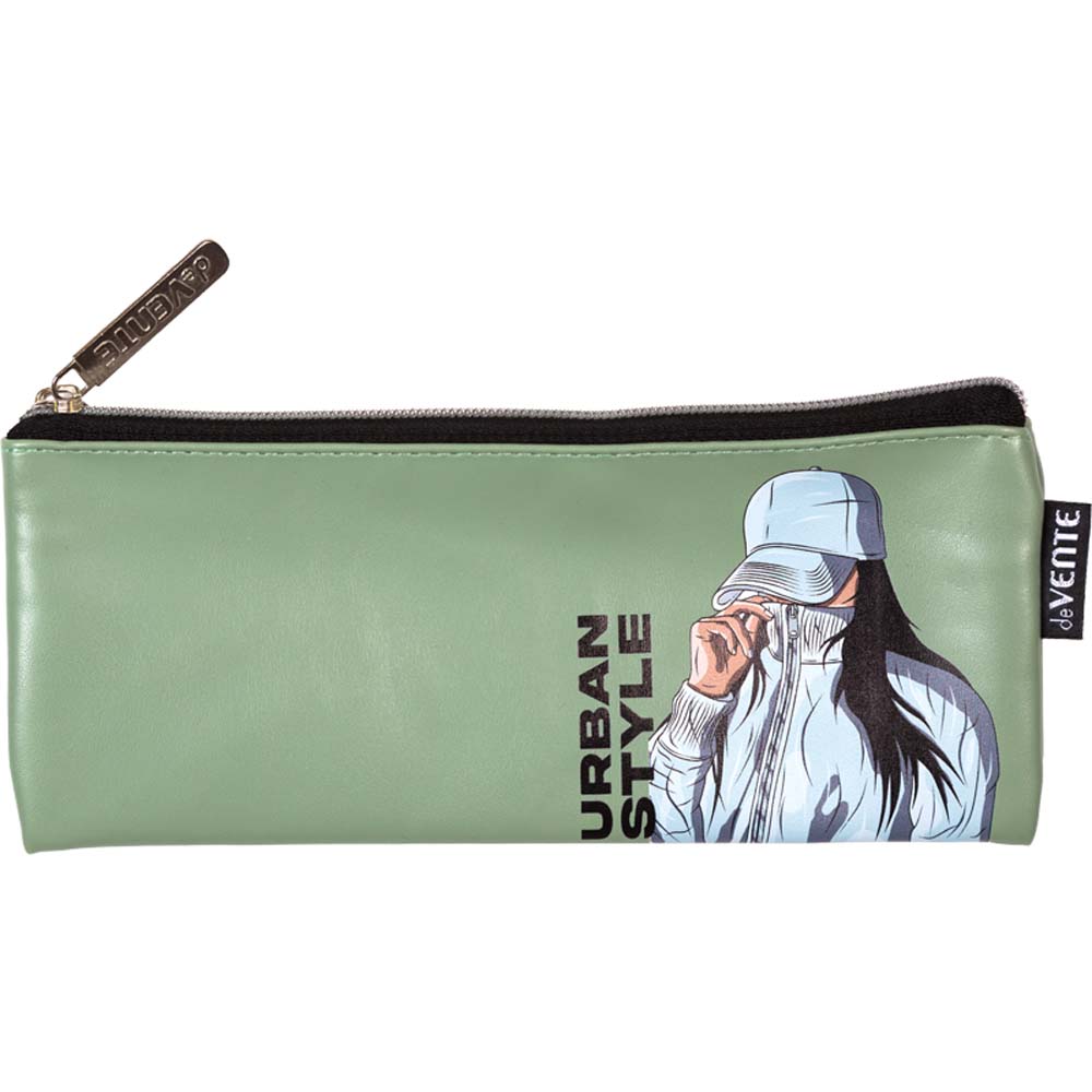 Пенал-косметичка devente "urban style" 21,5х9х1см кож.зам.