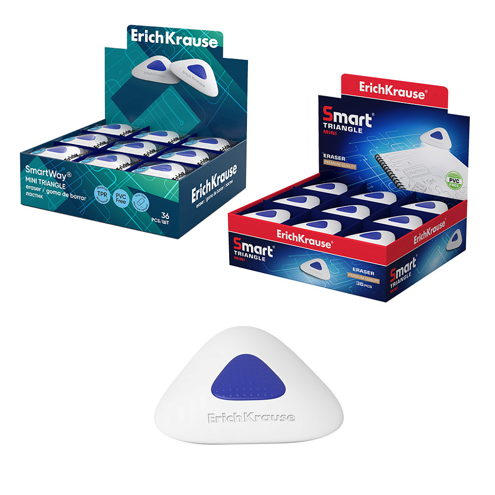 Ластик erich krause "smartway mini triangle"