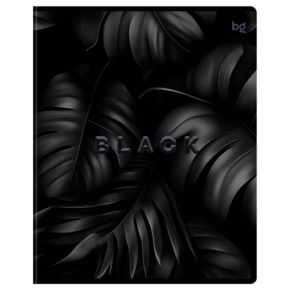 Тетрадь 48л. кл. "just black" (bg) б/б,софт тач,выб.лак,асс-т
