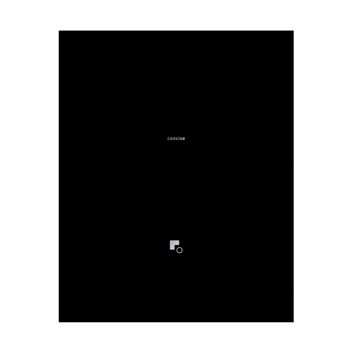 Тетрадь 48л. кл. "monocolor. black. concise" (bg) б/б,софт тач,фольга,асс-т