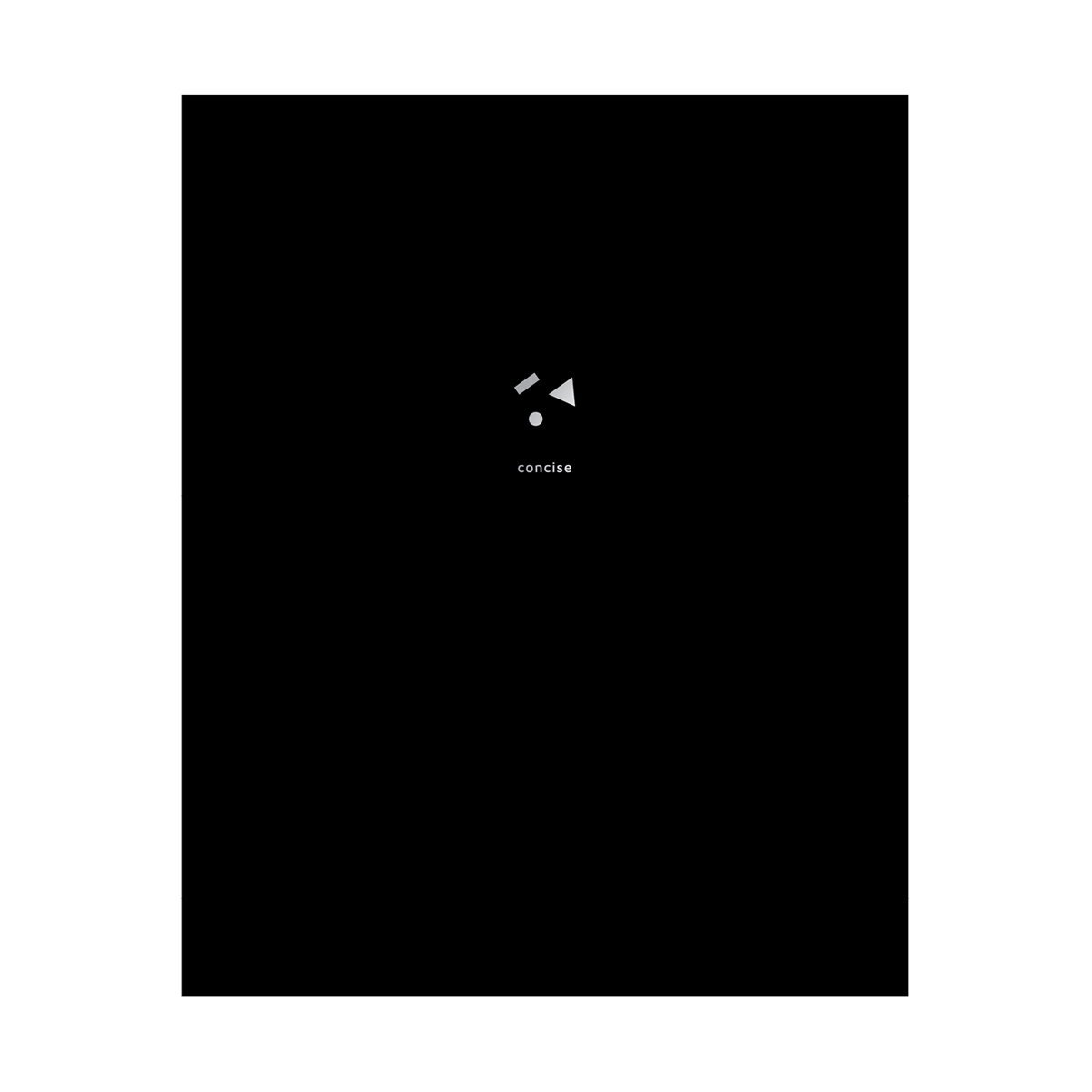Тетрадь 48л. кл. "monocolor. black. concise" (bg) б/б,софт тач,фольга,асс-т