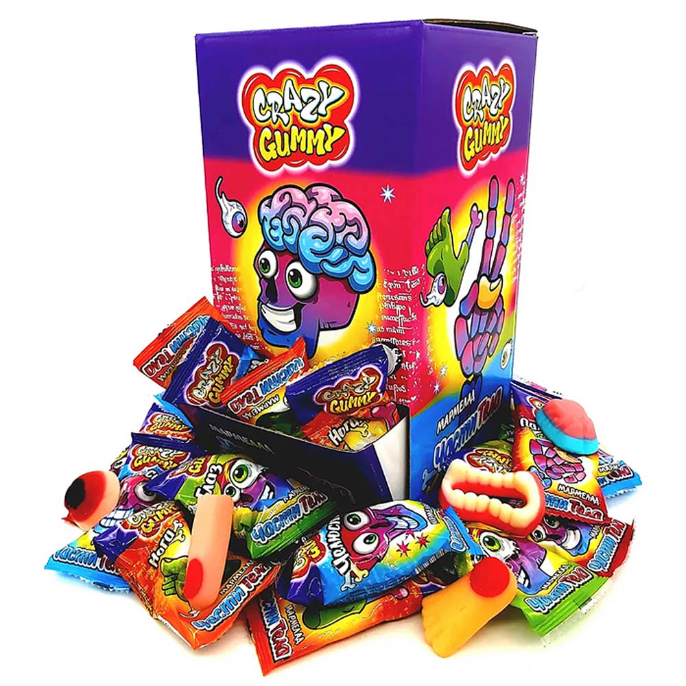 Мармелад "crazy gummy. части тела" 10г