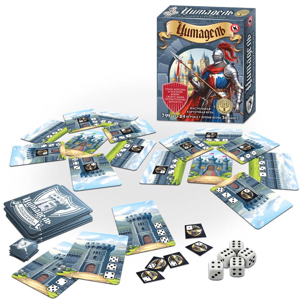 Игра "цитадель" 36 карточек (русский стиль)
