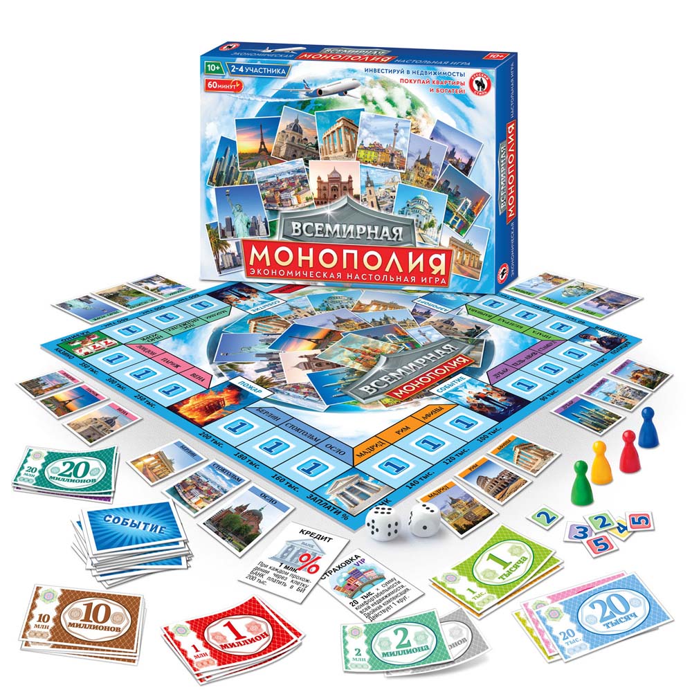 Игра "всемирная монополия" (русский стиль)