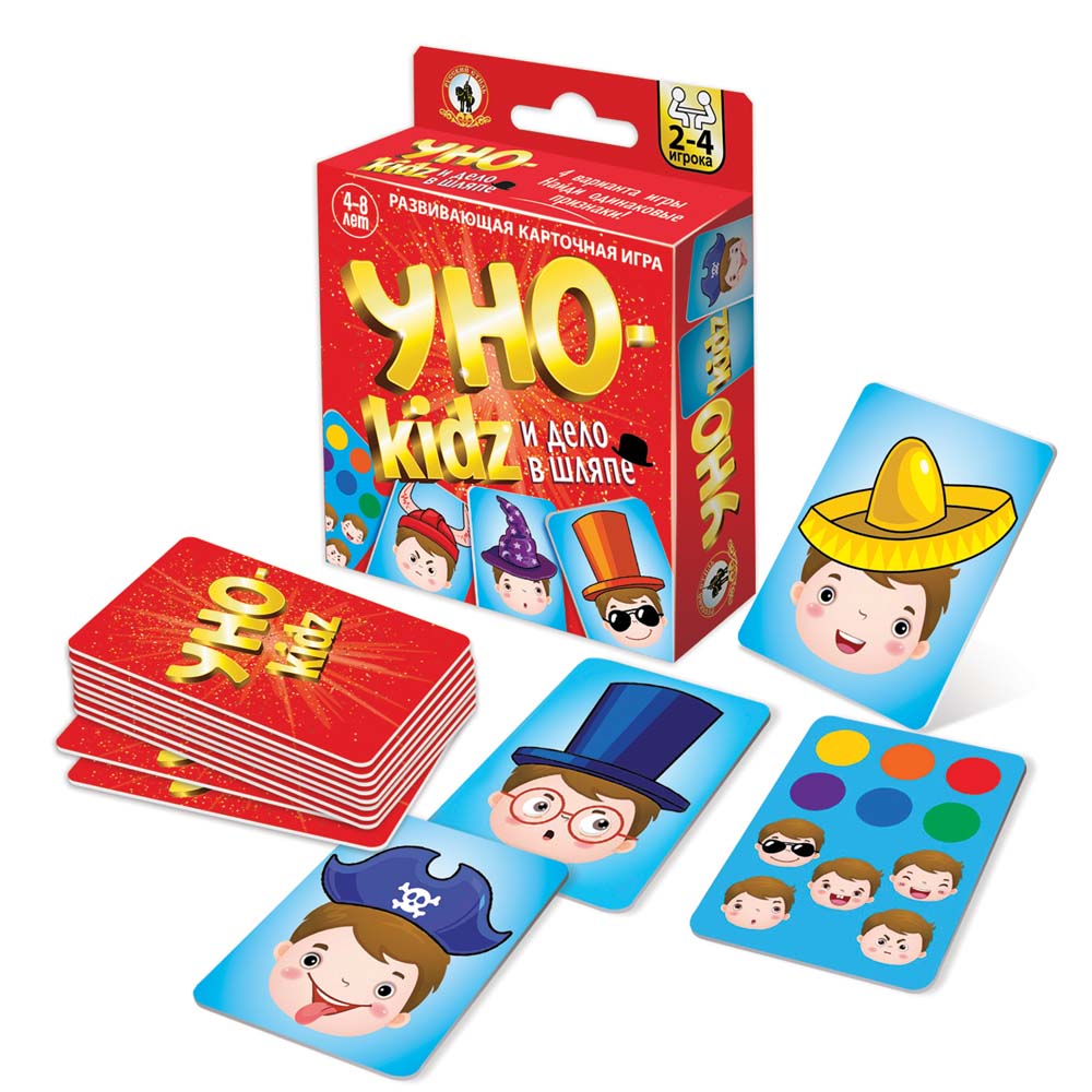 Игра уноkidz "дело в шляпе" 52 карточки (русский стиль)