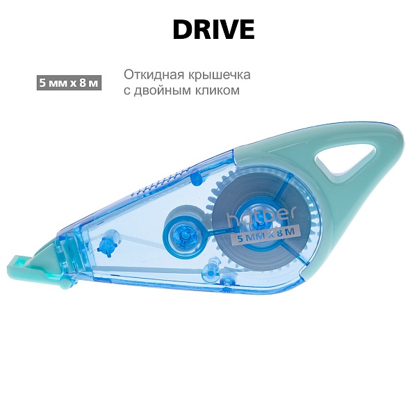Корректирующая лента hatber "drive" 5ммх8м
