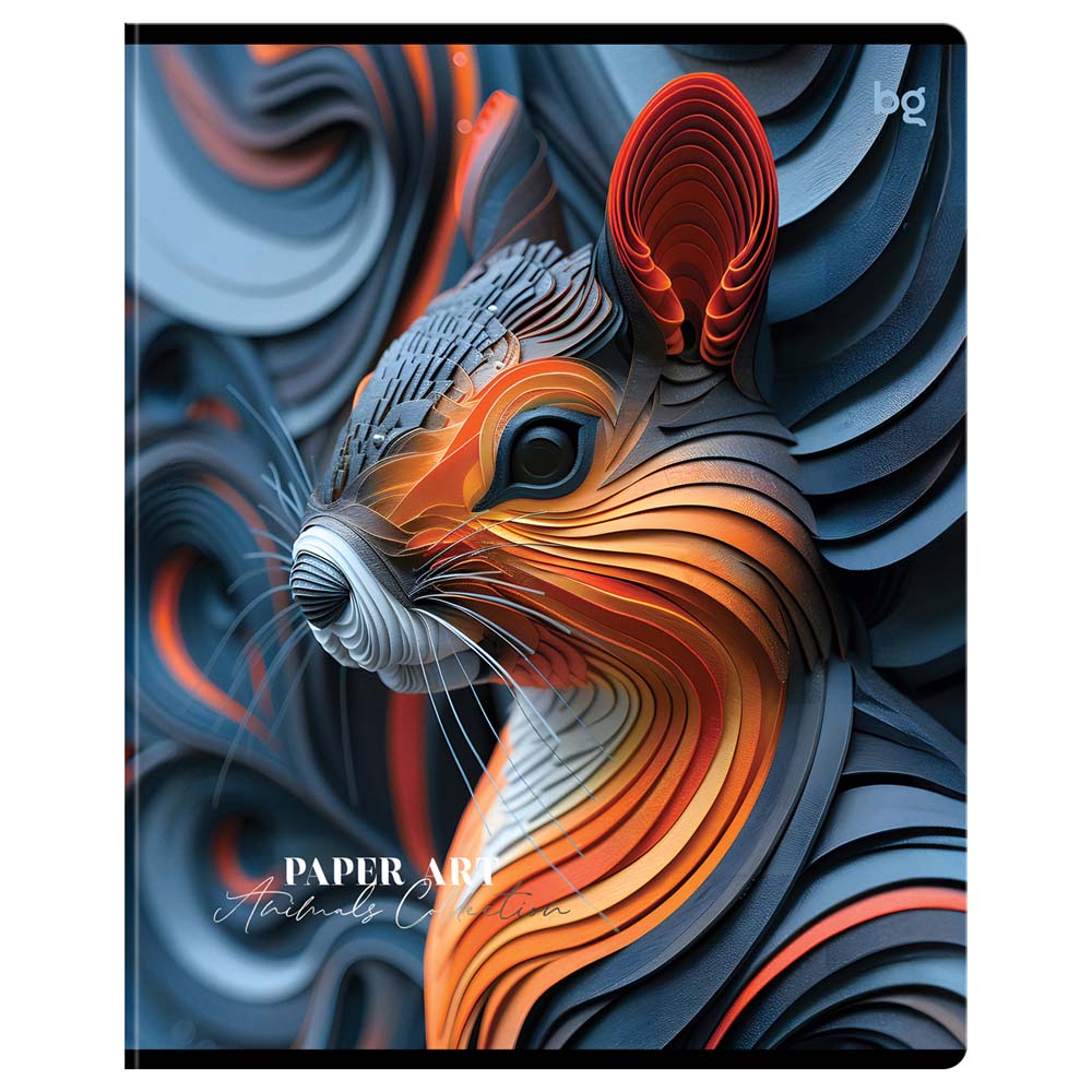 Тетрадь 80 л. кл. "paper art" (bg) б/б выб.лак асс-т
