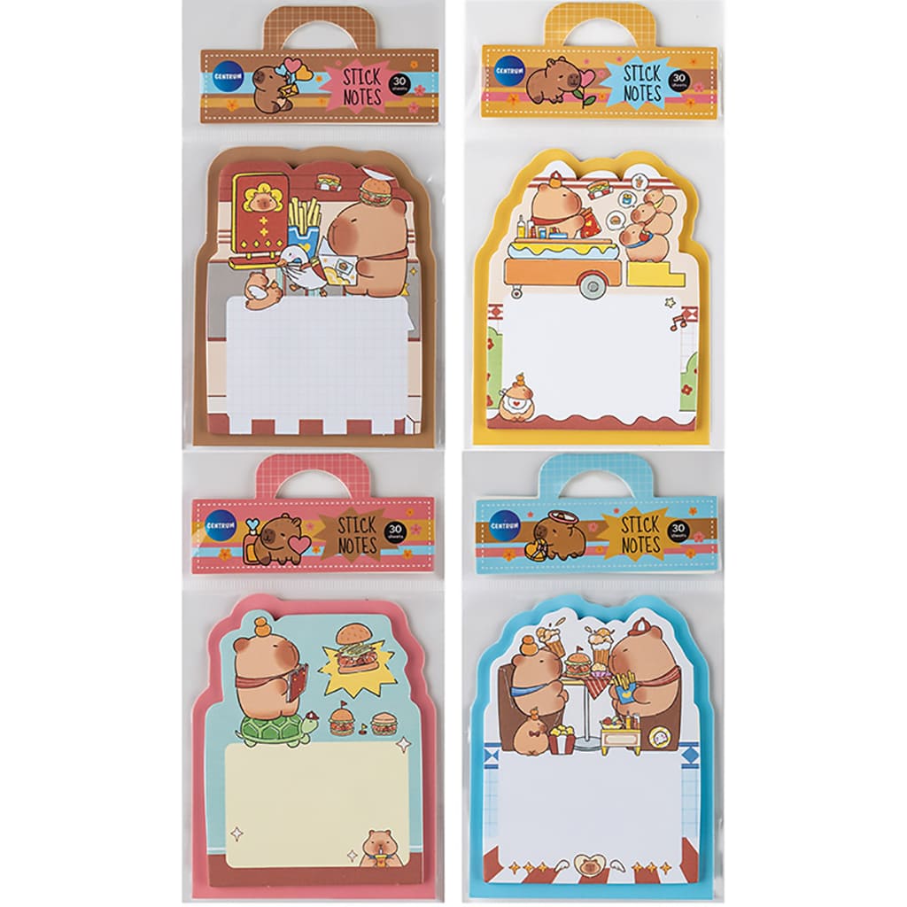 Бумага д/зам.с лип.краем "капибара" 70х90 30л. асс-т