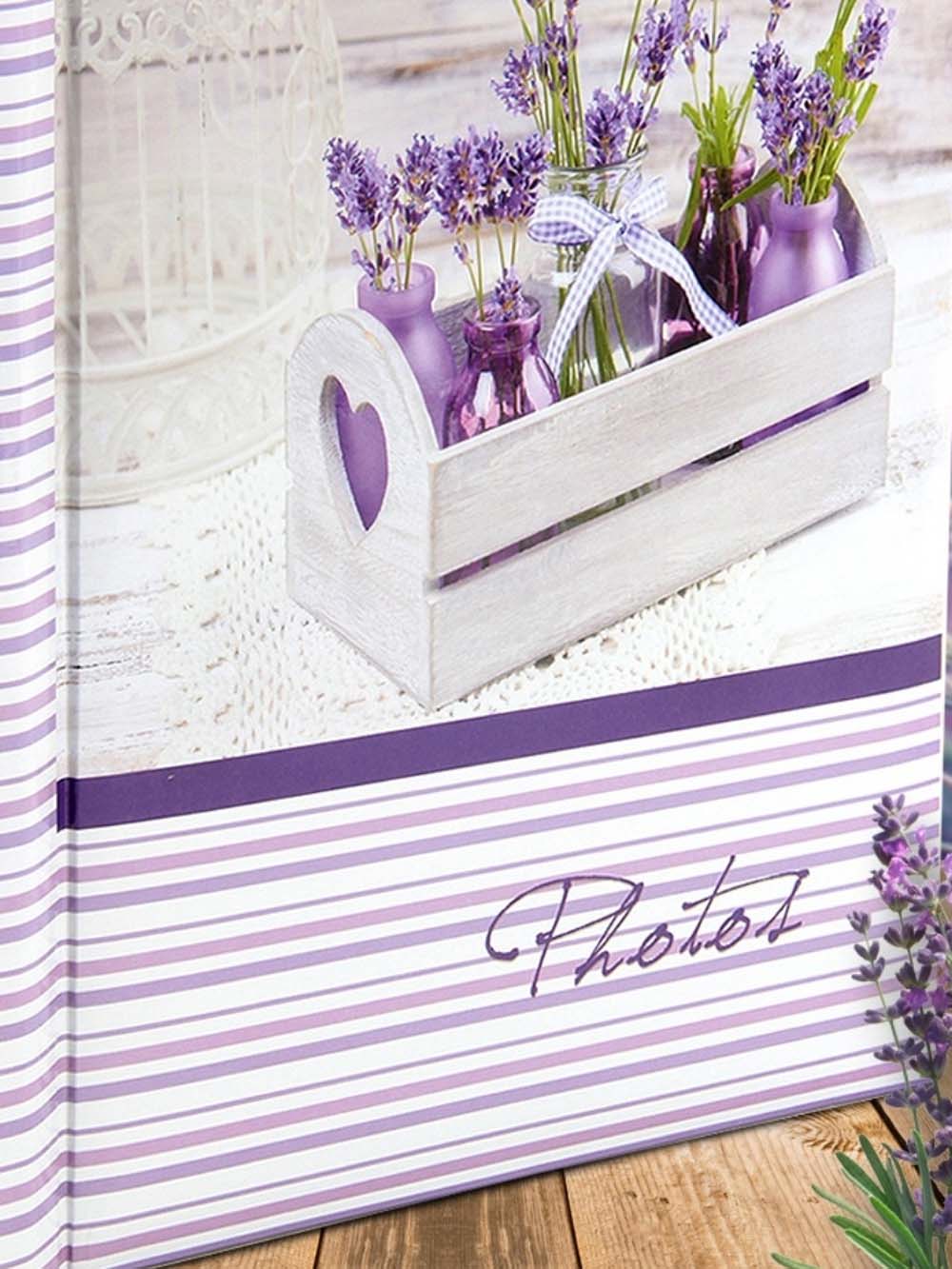 Альбом д/фото 10 л. с магн. плёнкой 23х28см "lavender"