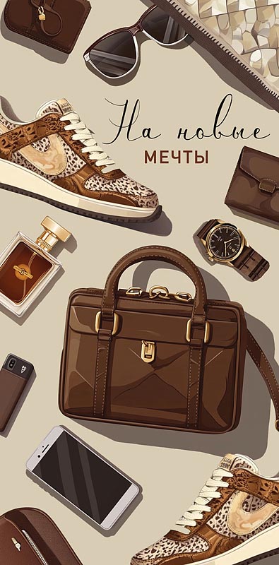 Конверт для денег "на новые мечты" текст
