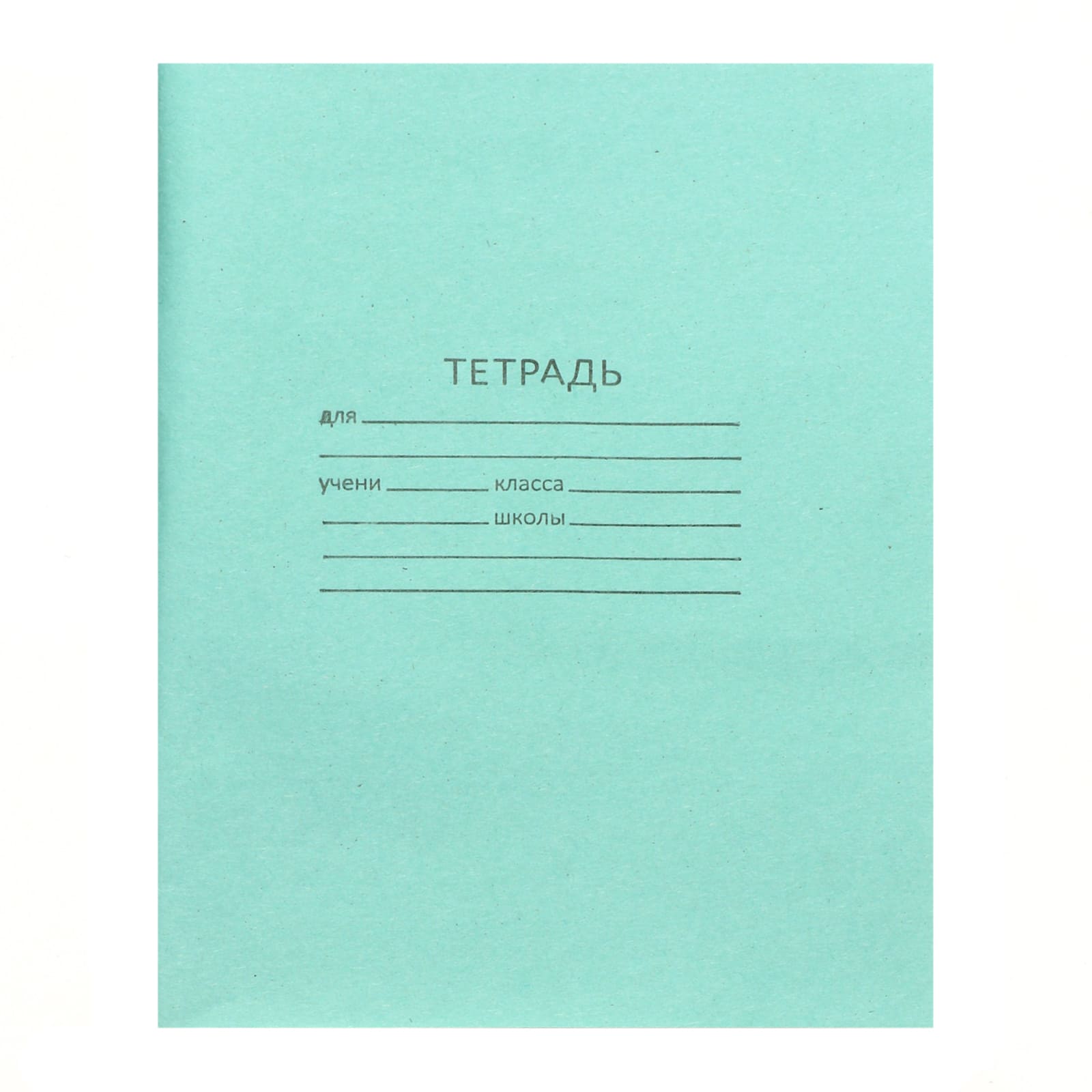 Тетрадь 24л. кл. зелёная (кпк) б/с