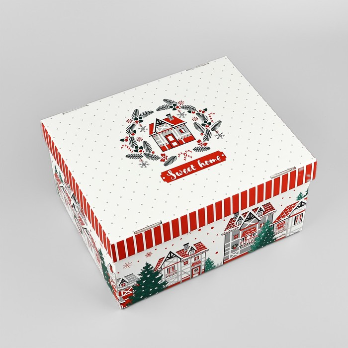 коробка "sweet home" 31,2х25,6х16,1см Коробка "sweet home" 31,2х25,6х16,1см
