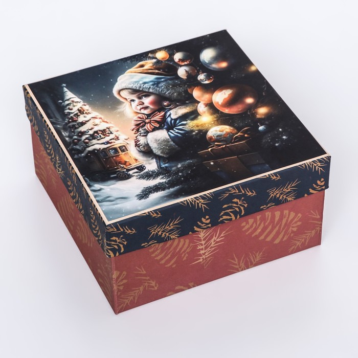 Коробка "чудо" 19х19х10см