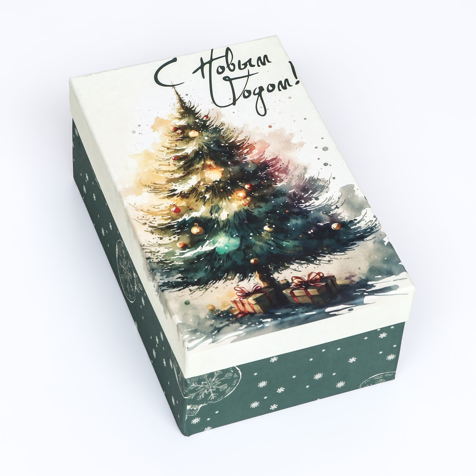 Коробка "елка новогодняя" 27х17х11см