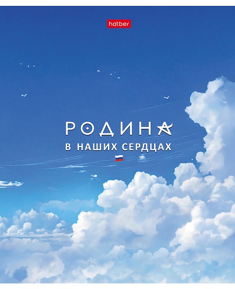Тетрадь 48л. кл. "я люблю россию" (hatber) б/б,асс-т