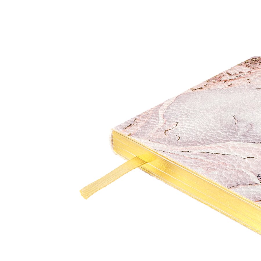 Еженедельник б/д а6 bruno visconti "carrara" цветной с золотым срезом,тонир.блок,кож.зам.