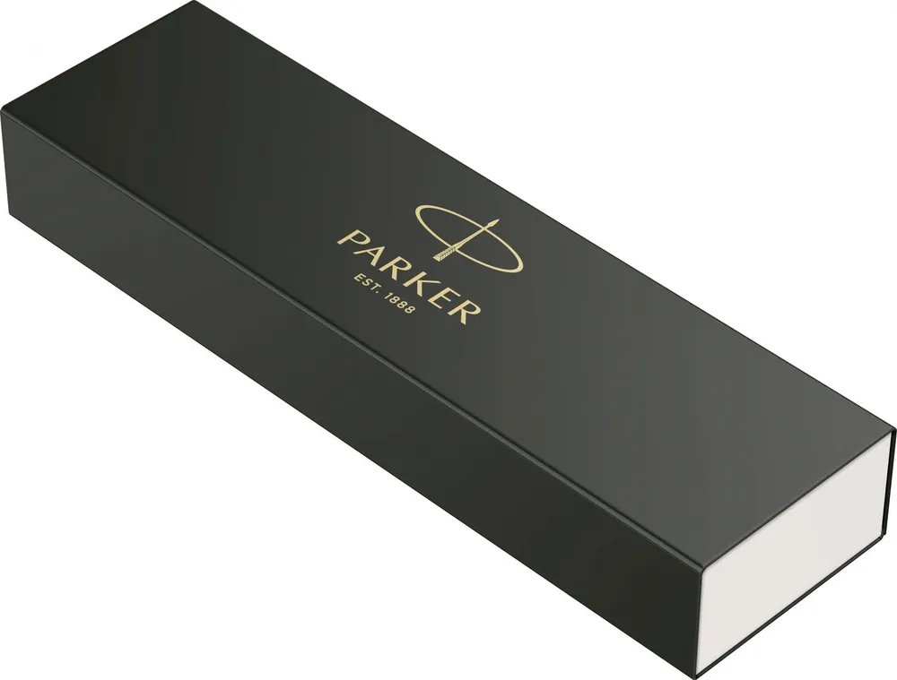 Ручка шар.авт. parker "jotter gold/stainless steel gt" синяя 1,0мм