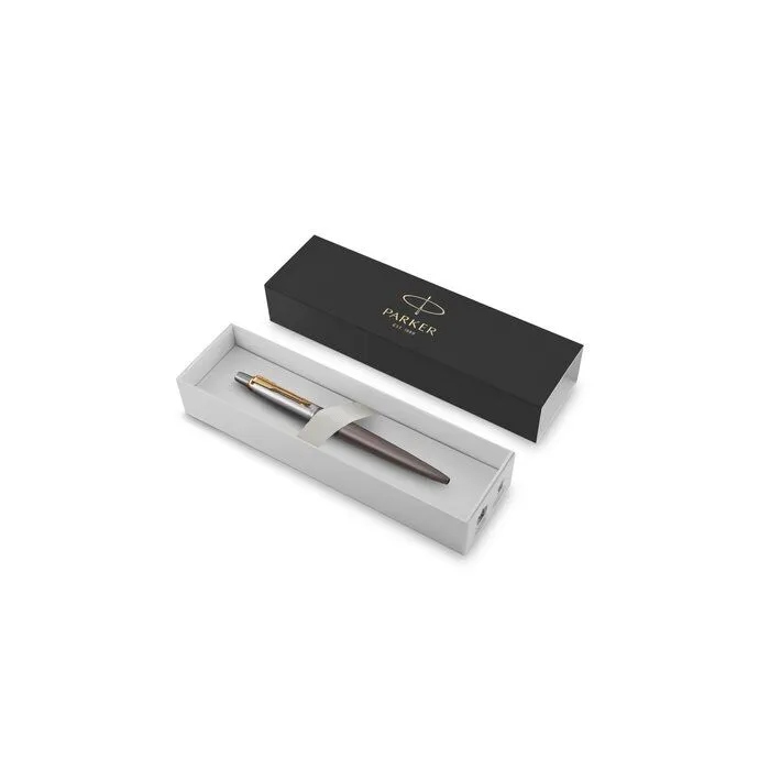 Ручка шар.авт. parker "jotter grey gt" синяя 1,0мм