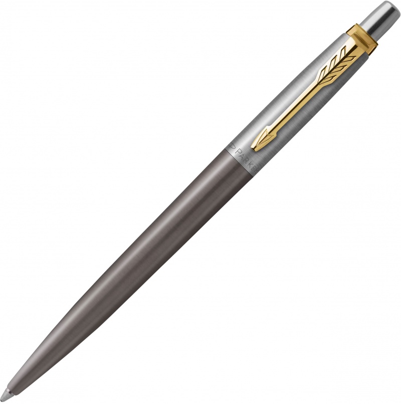 Ручка шар.авт. parker "jotter grey gt" синяя 1,0мм