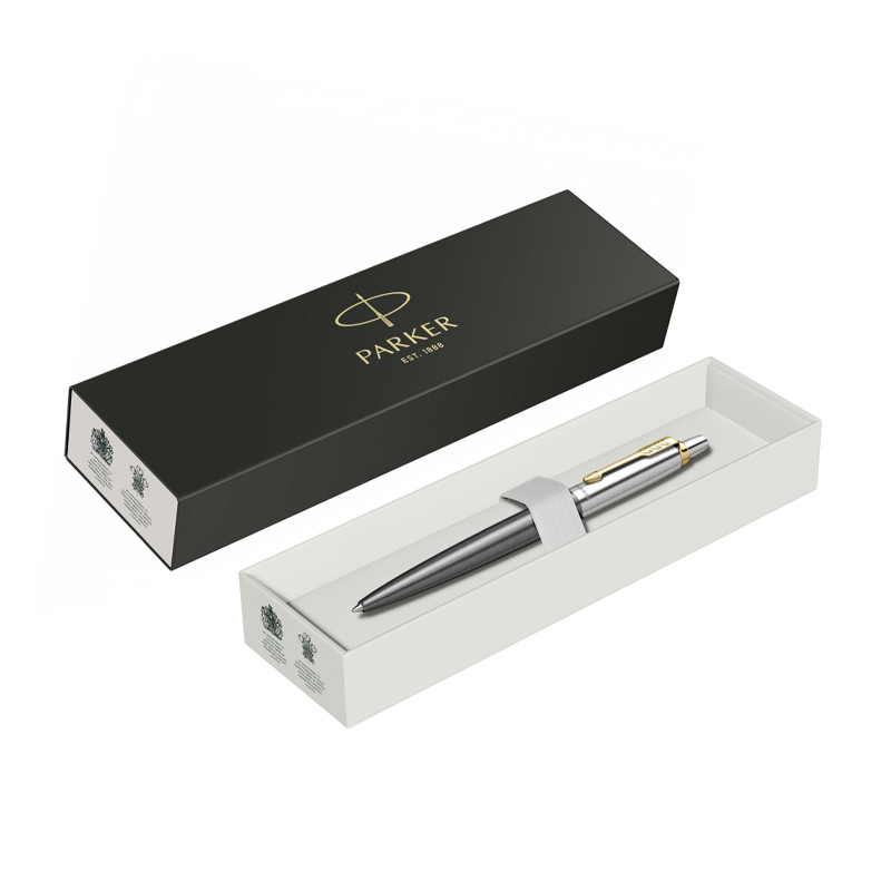 Ручка шар.авт. parker "jotter xl grey gt" синяя 1,0мм