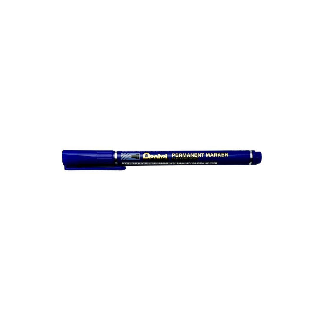 Маркер перманентный pentel "fine point" синий конус 1,6мм