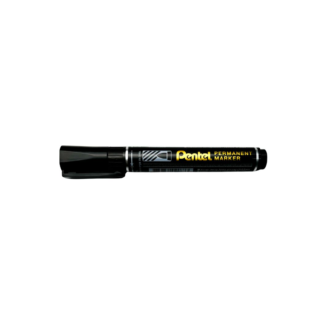 Маркер перманентный pentel "extra large point" 4мм чёрный