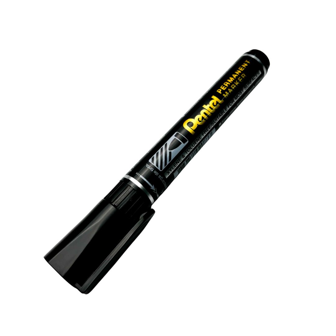 Маркер перманентный pentel "extra large point" 4мм чёрный