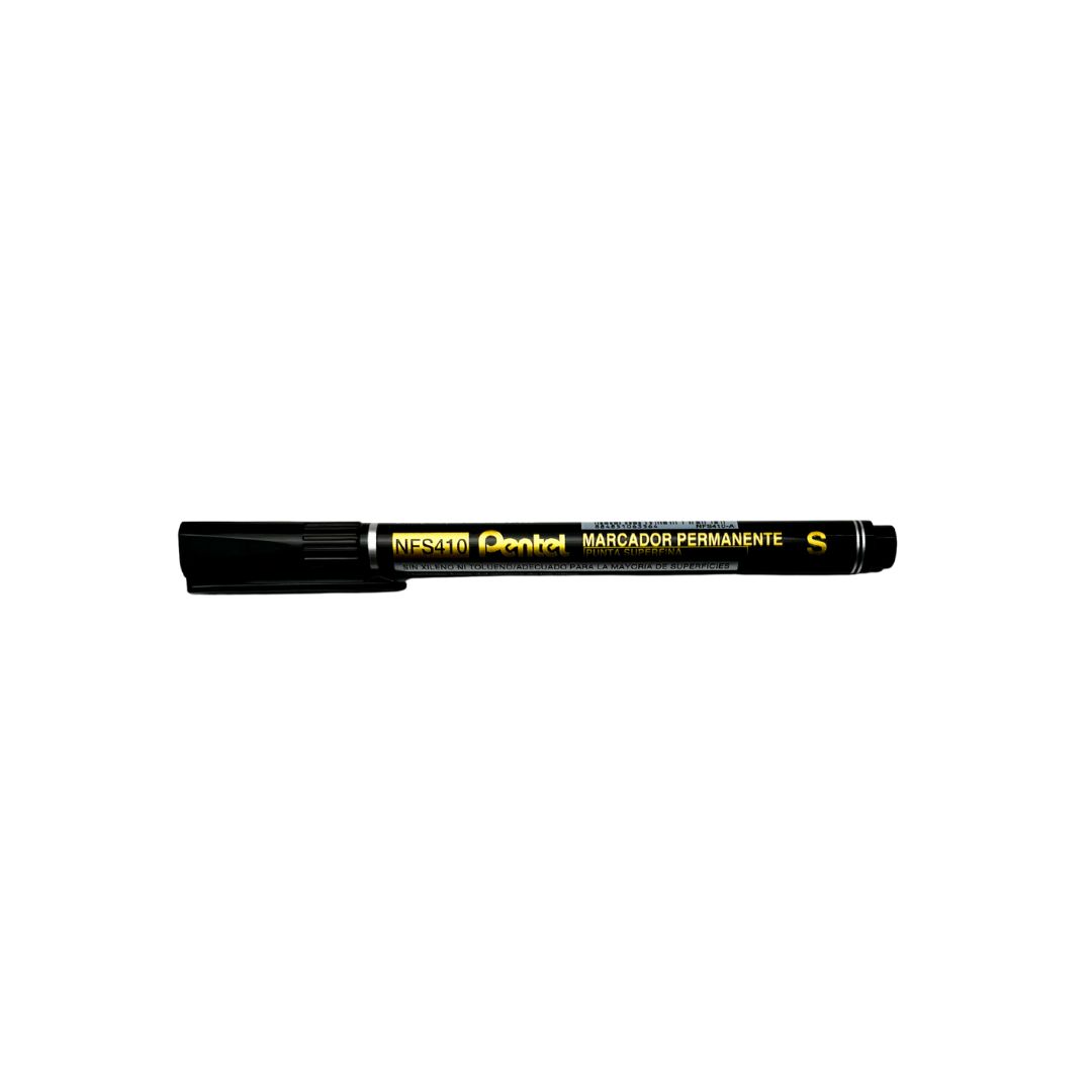 Маркер перманентный pentel "super fine point" чёрный 0,4мм