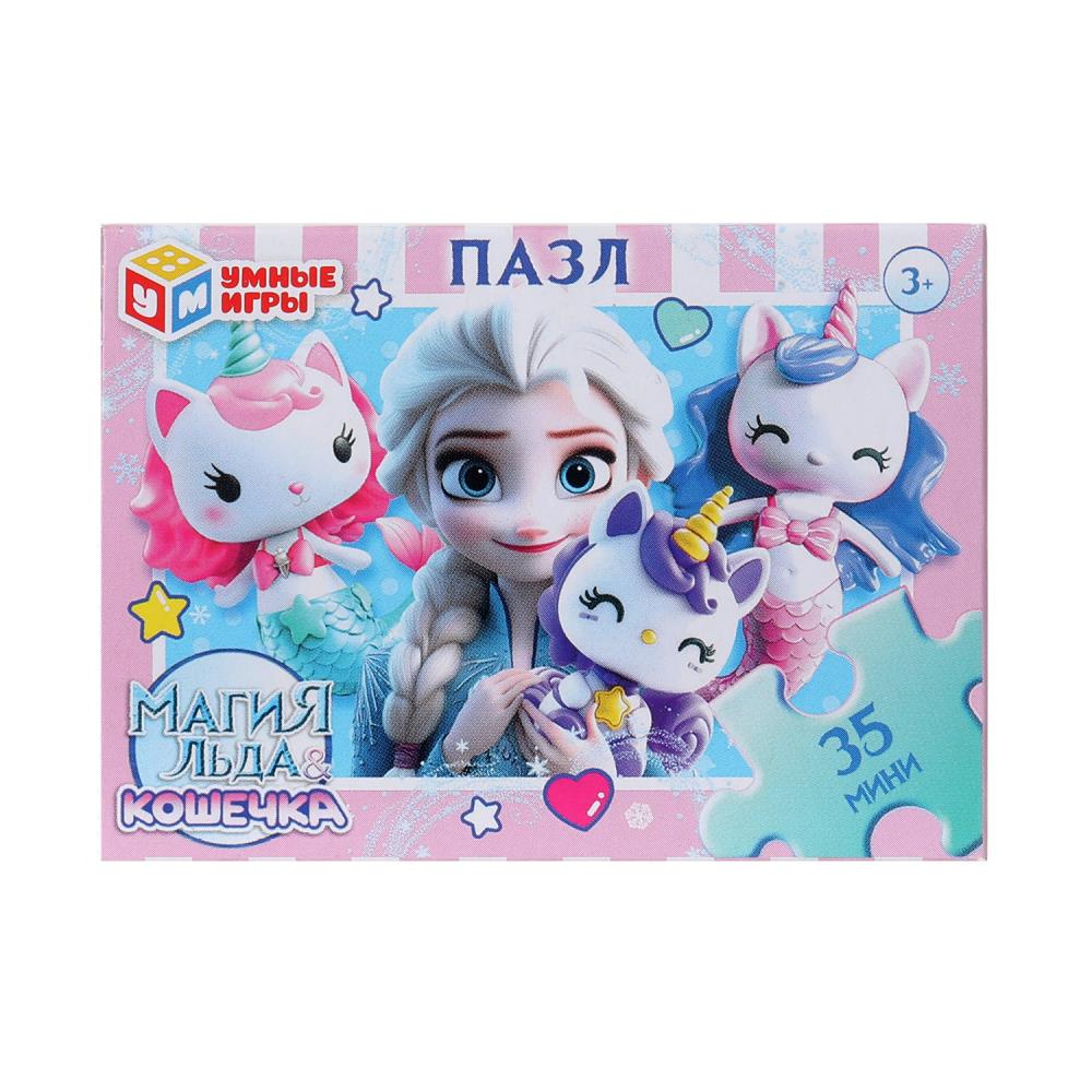 Пазлы 35 дет. "магия льда&кошечки" (умные игры)