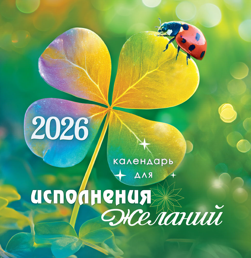 Календарь настенный перекидной 2026 23х23,5 12л. "календарь для исполнения желаний"