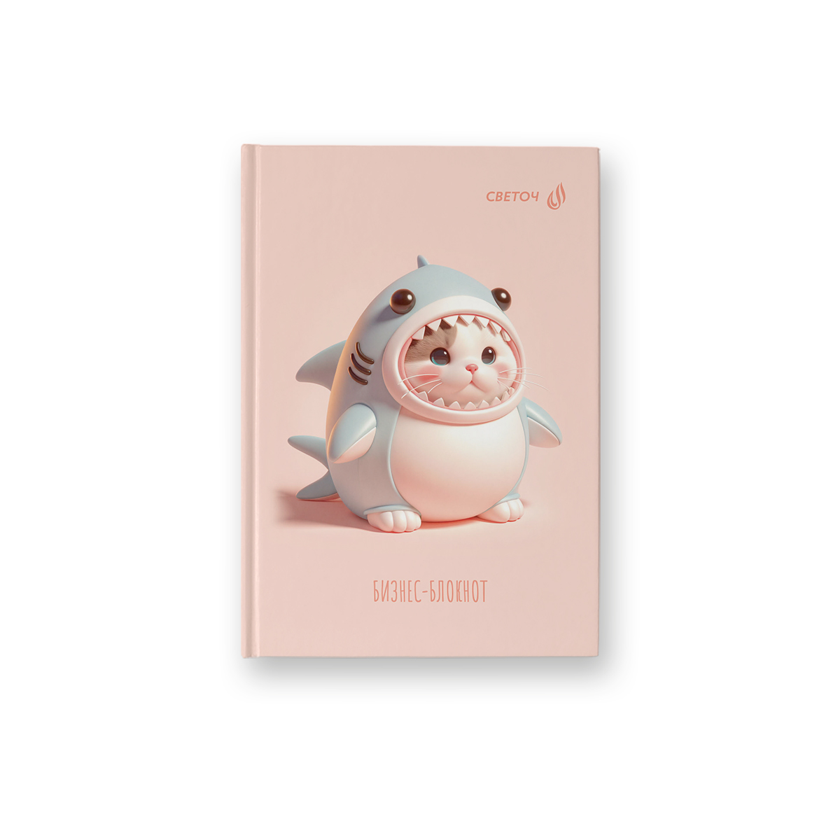 Книжка записная а6 тв.обл. 64л. кл. "котакула" (светоч) мат.лам.,выб.лак
