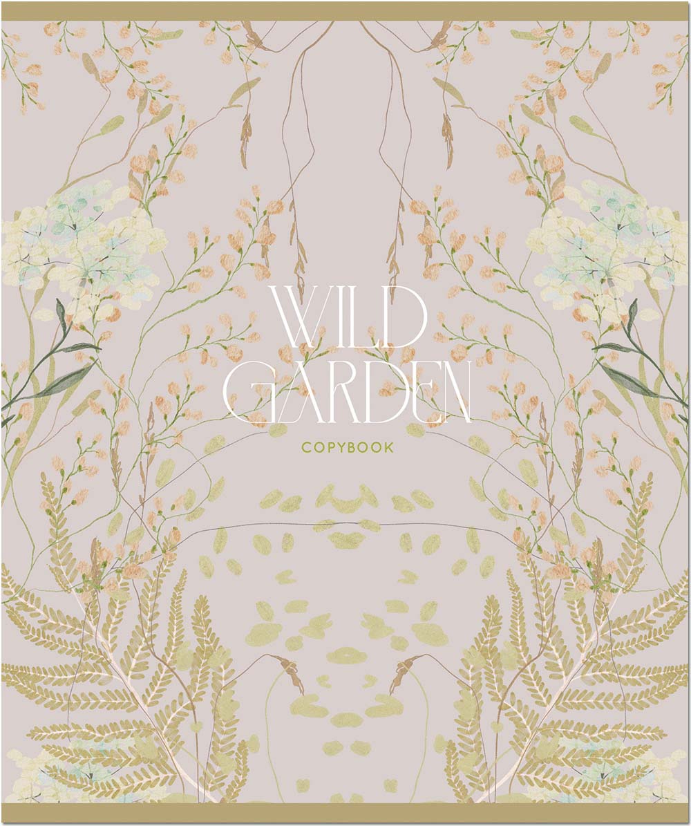 Тетрадь 48л. кл. "wild garden" (полином) б/б,выб.лак,асс-т