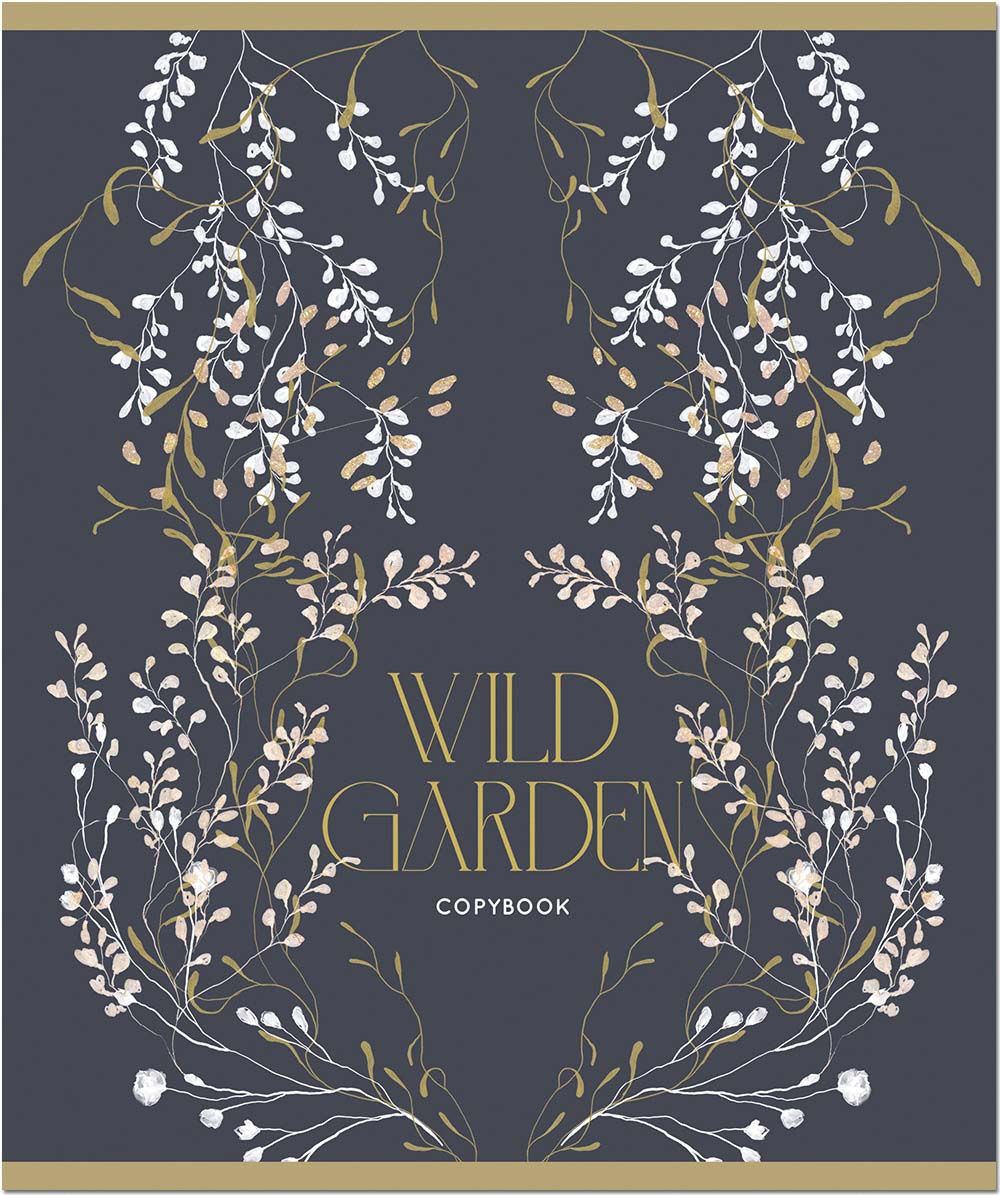 Тетрадь 48л. кл. "wild garden" (полином) б/б,выб.лак,асс-т