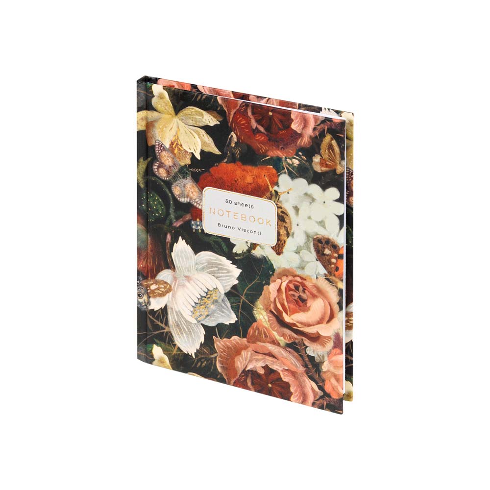 Книжка записная а6 тв.обл. 80л. кл. "lush. bouquet" (bruno visconti) мат.лам.