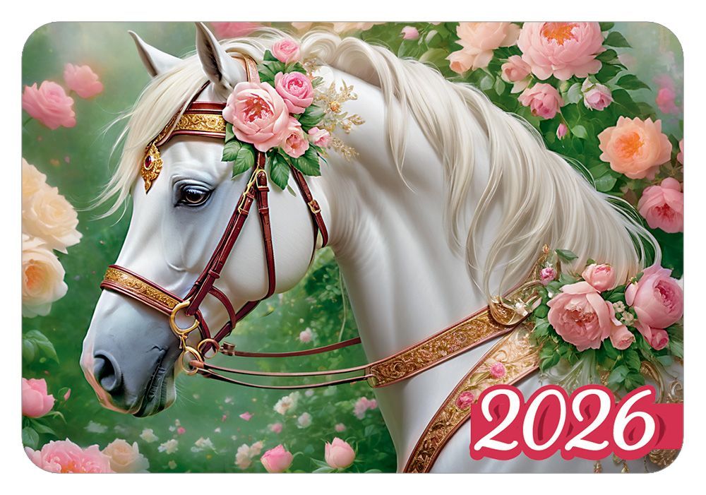 Календарь карманный 2026 "символ года. лошадь"