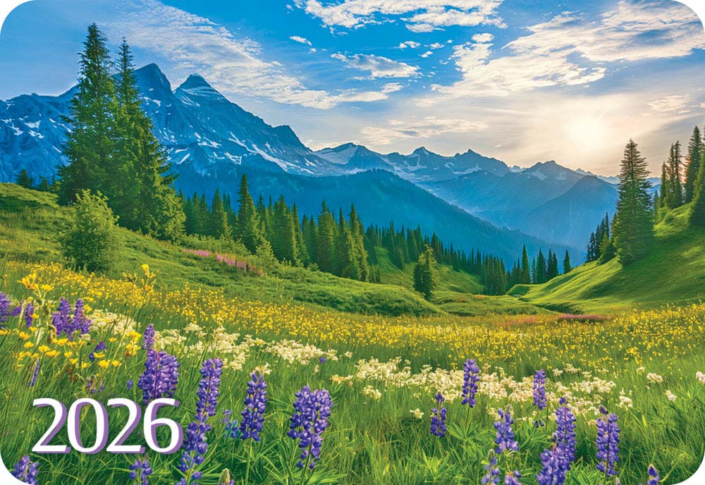 Календарь карманный 2026 "природа"