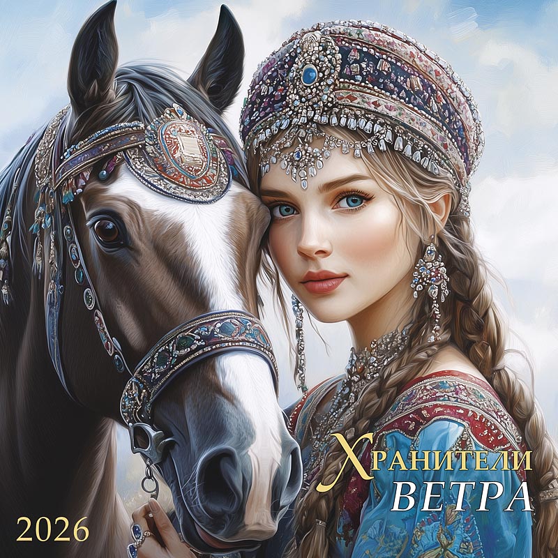 Календарь настенный перекидной 2026 12л. "хранители ветра"