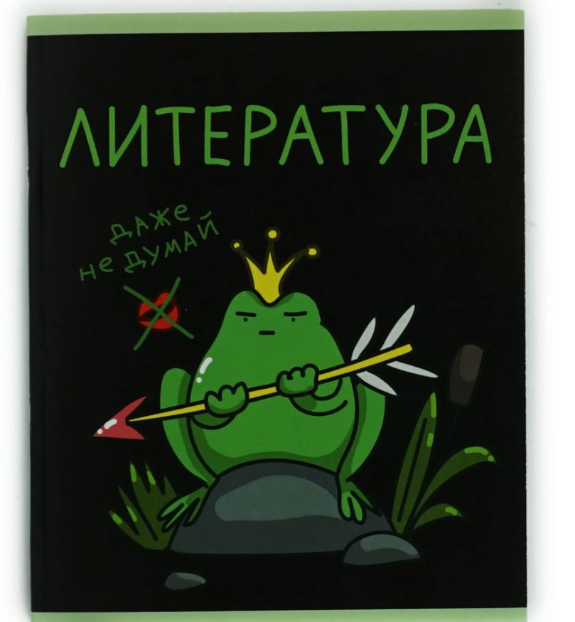 Тетрадь 48л. "жабка" литература (эксмо)