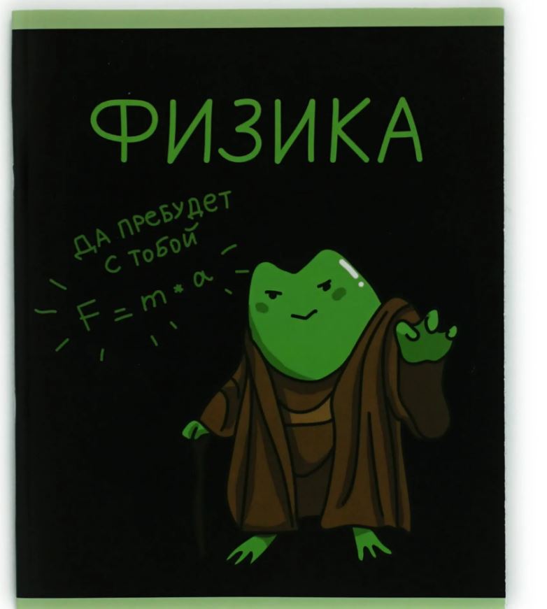 Тетрадь 48л. "жабка" физика (эксмо)