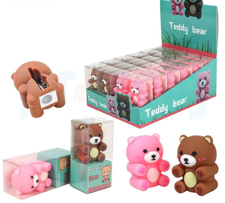 Точилка фигурная "teddy bear" асс-т