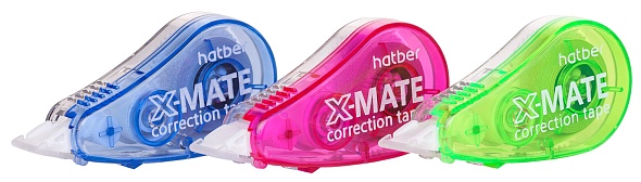 Корректирующая лента hatber "x-mate" 5ммх6м асс-т
