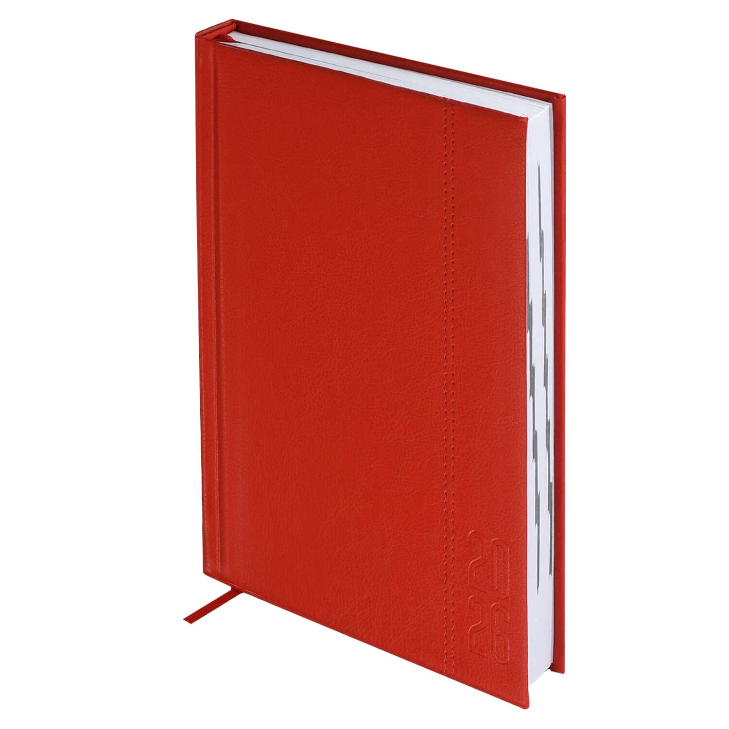 Ежедневник 2026 а5 escalada наппа красный кож.зам.